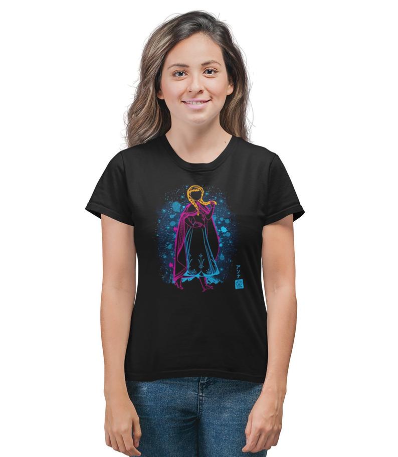 Princess Anna Paint Effect Disney Inspired T-Shirt