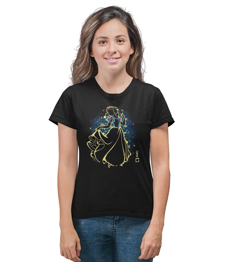 Princess Snow White Paint Effect Disney Inspired T-Shirt