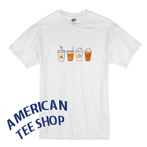Pumpkin Latte Drinks T-Shirt