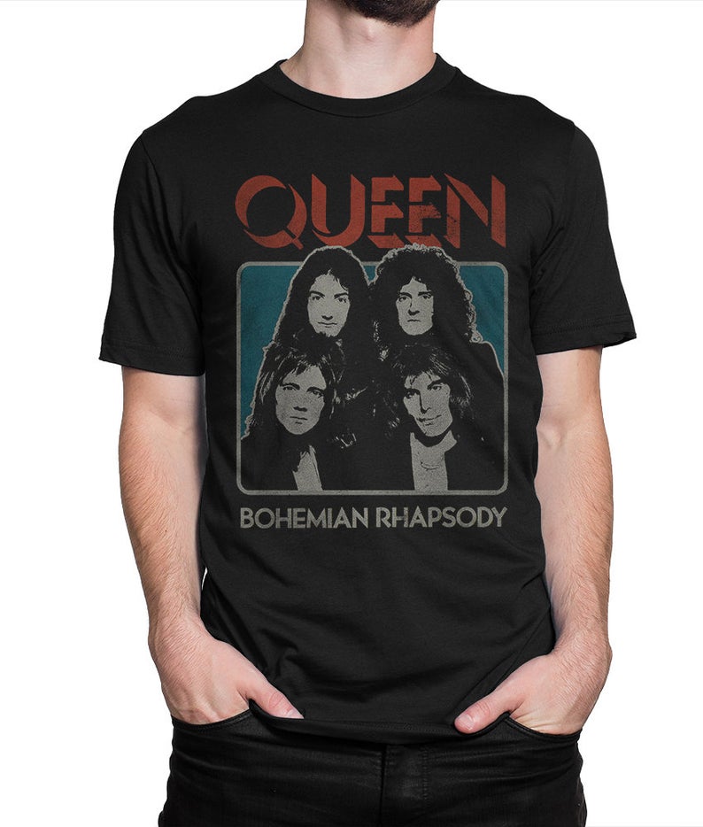 Queen Vintage Bohemian Rhapsody Rock T-Shirt