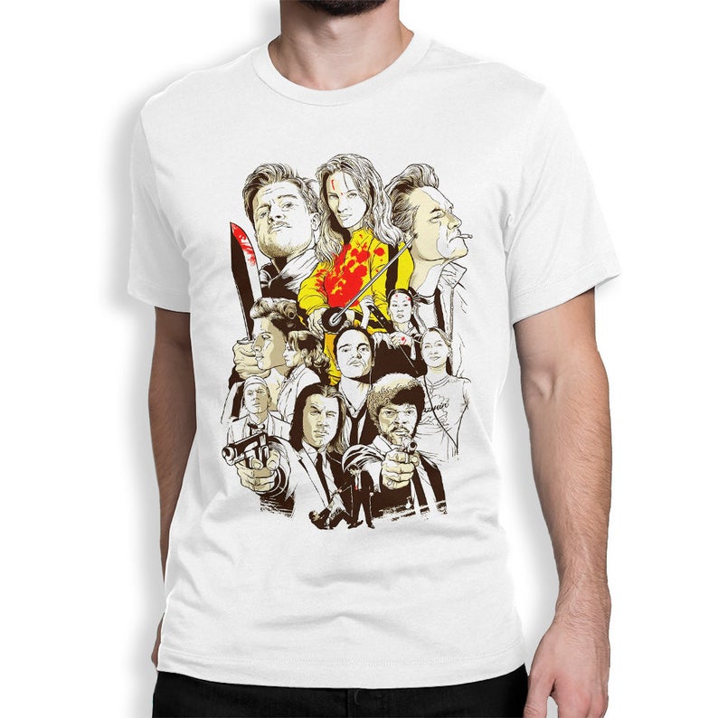 Quentin Tarantino Movies Art T-Shirt