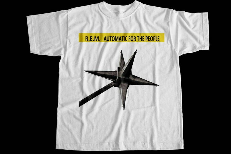 REM band tshirt