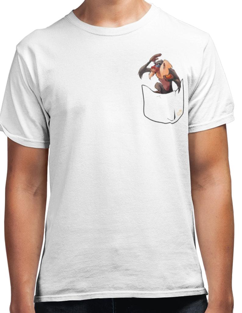 Rafiki Pocket Disneys The Lion King T Shirt