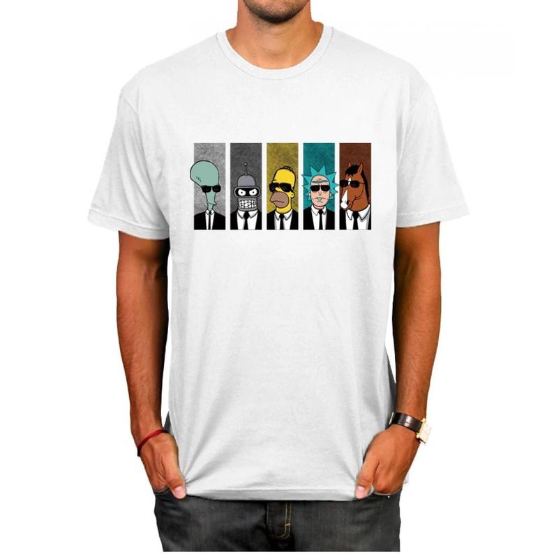 Reservoir Drinkers Homer Simpson Bojack Rick Sanchez Roger T Shirt