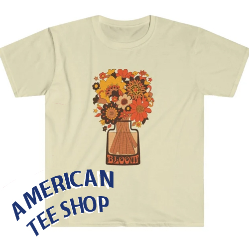 Retro Bloom Flower T-shirt