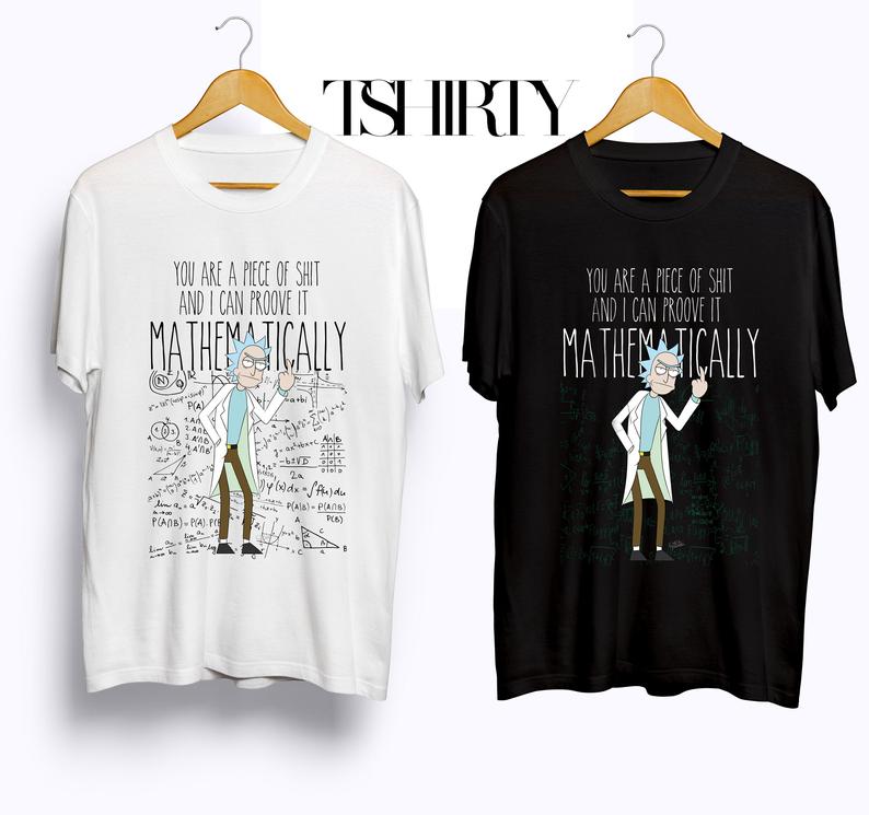 Rick And Morty Mathematically T Shirt