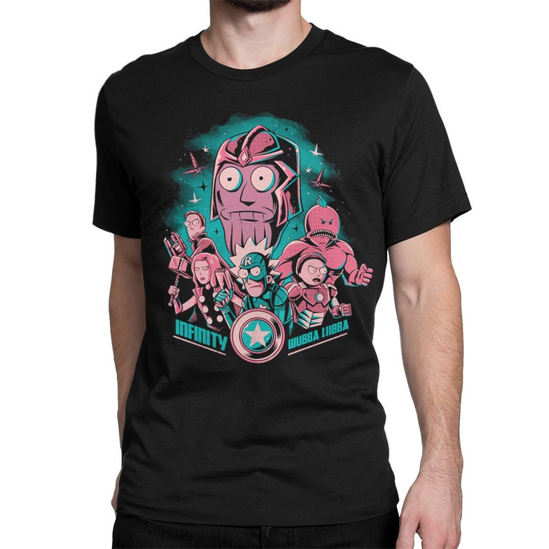 Rick Sanchez x Avengers Combo T-Shirt