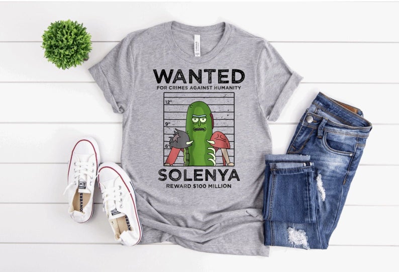 Rick and Morty Solenya Wanted T-Shirt