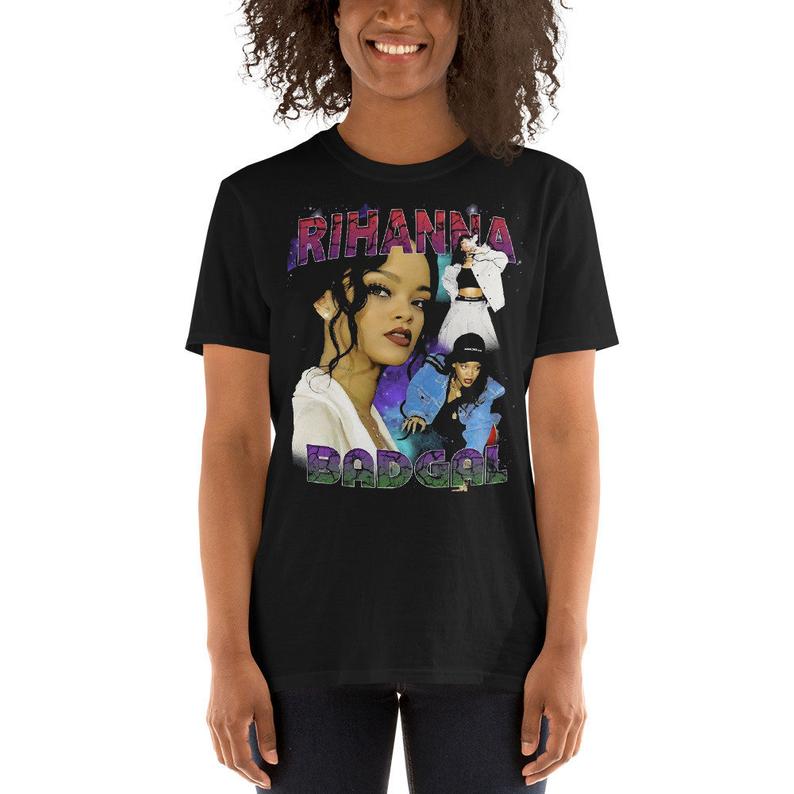 Rihanna Bad Gal 90's Vintage Unisex T-Shirt