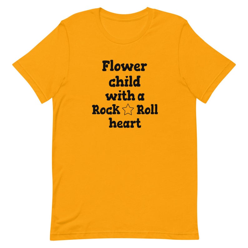 Rock & Roll Flower Child Unisex T-Shirt