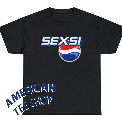 SEXSI Pepsi logo inspired T-shirt