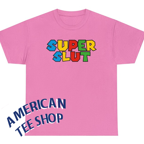 SUPER SLUT Mario inspired T-Shirt