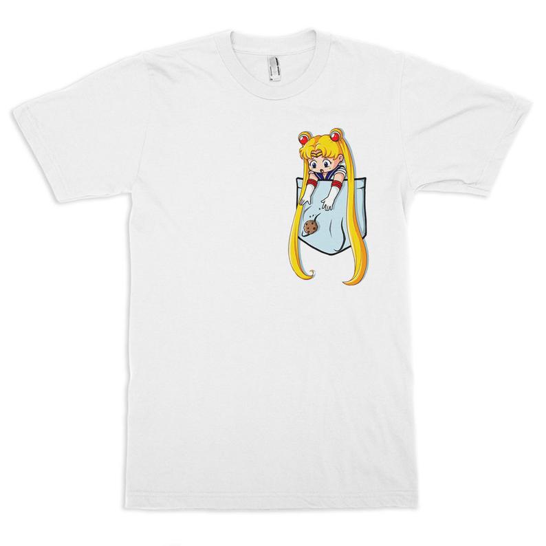 Sailor Moon In Pocket Funny T-Shirt