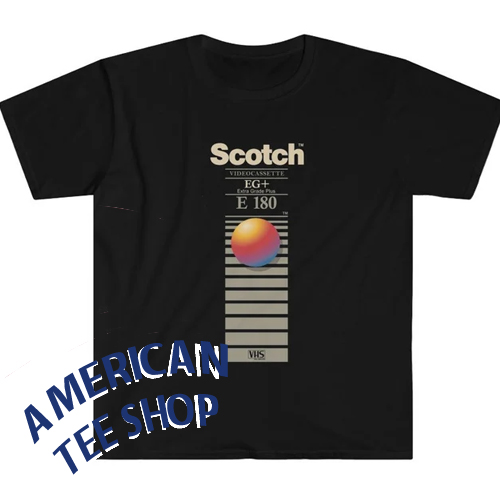 Scotch VHS Video Cassette Tape T-Shirt