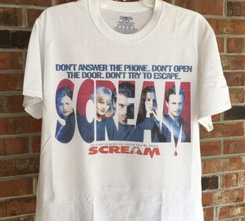 Scream Vintage 90s Horror Movie T Shirt
