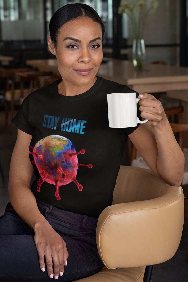 Stay Home Corona Unisex t-shirt
