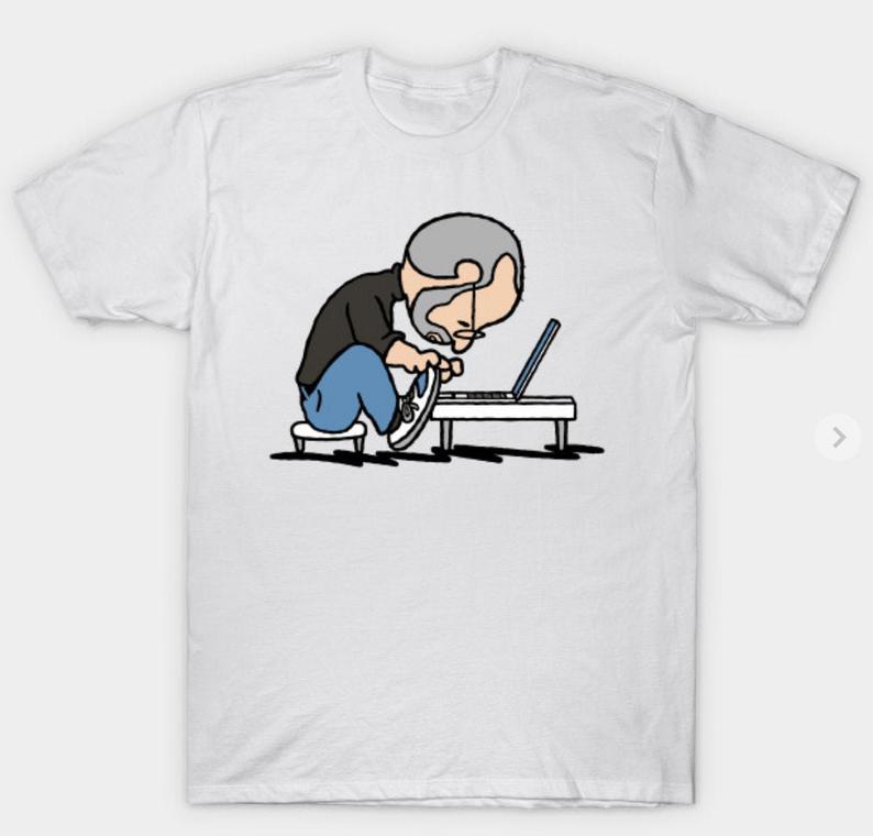 Steve Jobs Inspired Snoopy T Shirt
