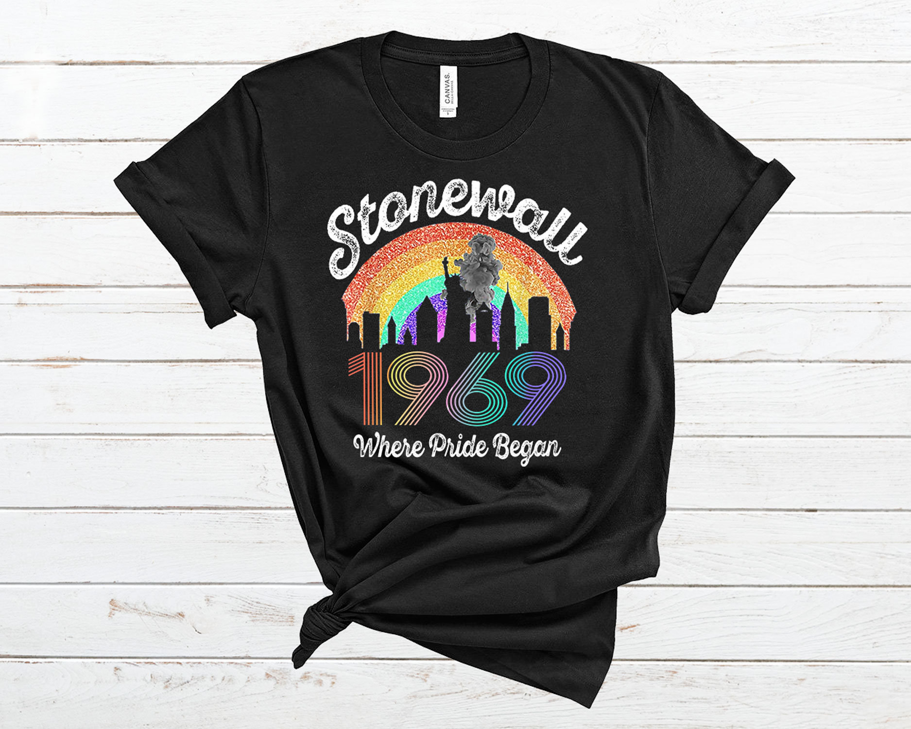 Stonewall Riots 50th NYC Gay Pride LBGTQ T Shirt