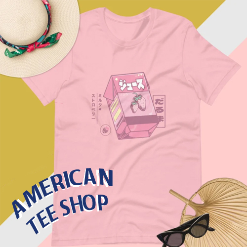 Strawberry Milk Japanese T-shirt