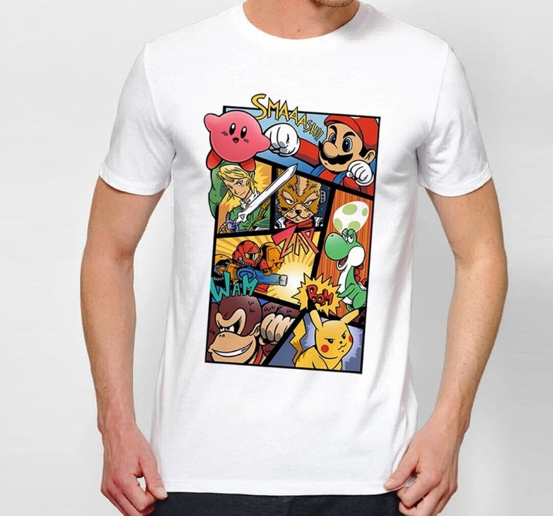 Super Mario Bros Mens Womens T-Shirt