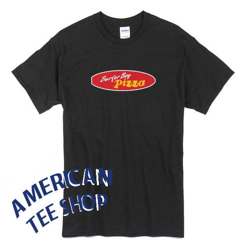 Surfer Boy Pizza T-Shirt