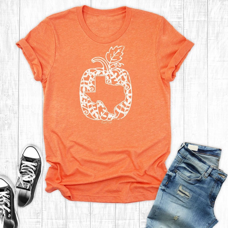 Texas Pumpkin T Shirt