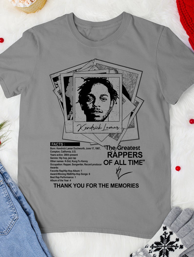 The Greatest Actors Of All Time Kendrick Lamar T-Shirt
