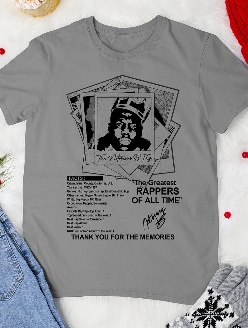 The Greatest Actors Of All Time The notorious B.I.G T-Shirt