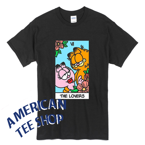 The Lovers Garfield And Arlene Tarot Card T-Shirt