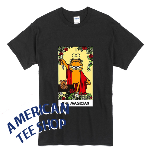 The Magician Garfield Tarot Card T-Shirt