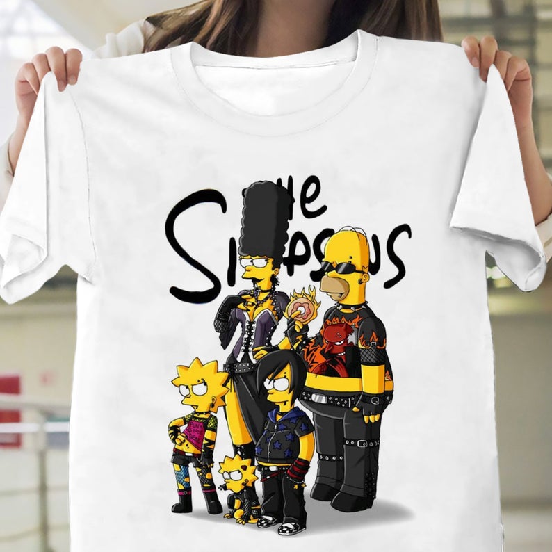 The Simpsons Family Cartoon Characters T Shirt