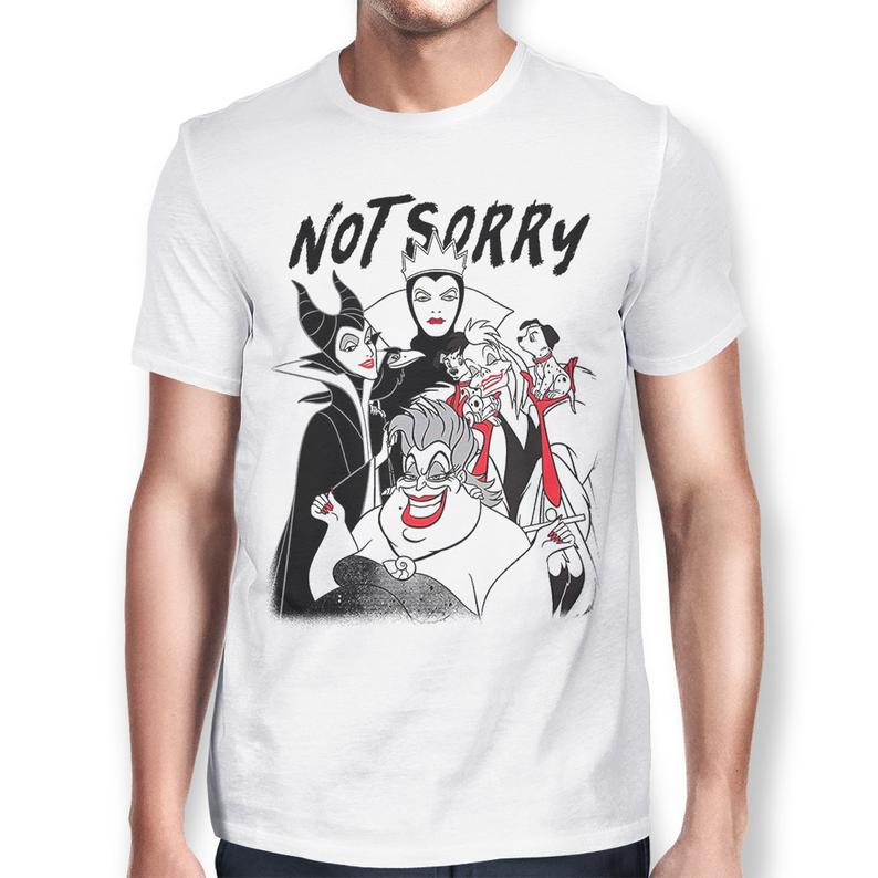 The Villains Disney Not Sorry T-Shirt