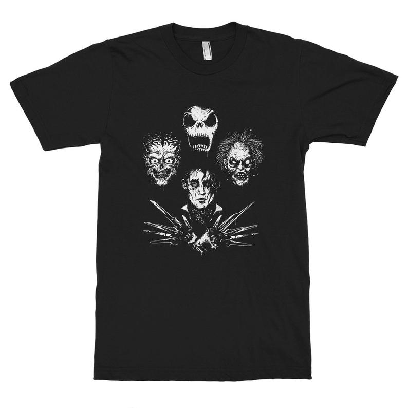Tim Burton Characters Horror T-Shirt