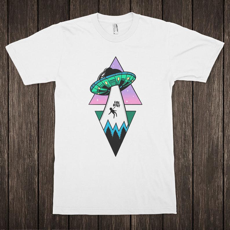 UFO Alien Abduction Funny T-Shirt