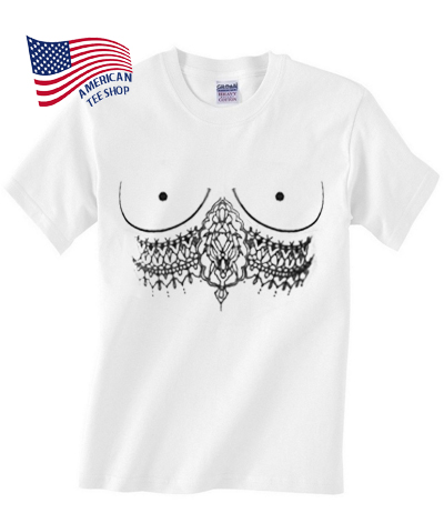 boob tattoo t-shirt