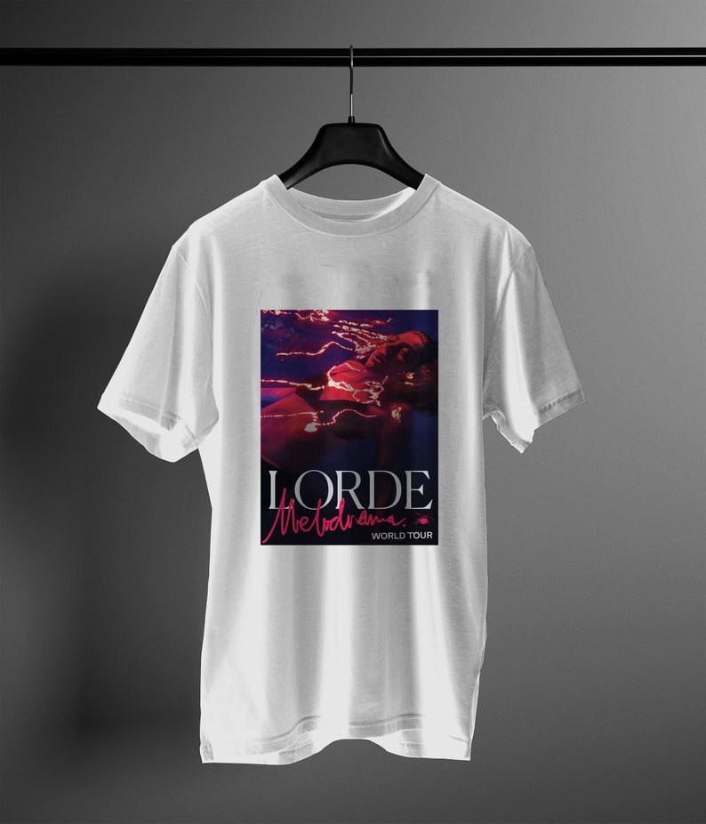 lorde melodrama world tour t shirt